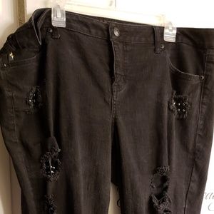 Torrid studded skinny jeans